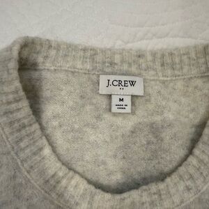 J. Crew Gray Crewneck Sweater Classic Knit